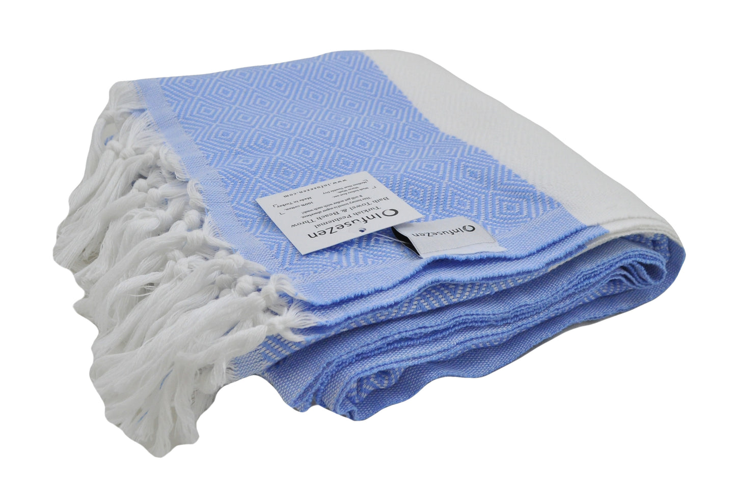 OUTLET SALE - Diamond Weave in Light Blue