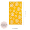 CLEARANCE - Mandala Full Terry Turkish Towel in Golden Yellow