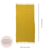 Stonewashed Turkish Towel in Golden