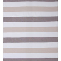 OUTLET SALE - Kapris Terry Lined Turkish Towel in Brown and Beige - FINAL SALE