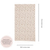 Leopard Turkish Towel Peshtemal in Beige
