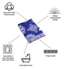 CLEARANCE - Mandala Full Terry Turkish Towel in Blue