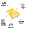 CLEARANCE - Mandala Full Terry Turkish Towel in Golden Yellow