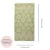 CLEARANCE - Mandala Flower Sand Resistant Turkish Towel in Olive