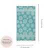 CLEARANCE - Mandala Flower Sand Resistant Turkish Towel in Seagreen
