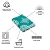 CLEARANCE - Mandala Full Terry Turkish Towel in Sea Green