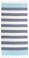 SET SAIL BUNDLE #2 - Set of 5 Nautical Inspired Terry Cloth Lined Turkish Towels