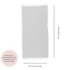 Stonewashed Turkish Towel in 'Almost White'