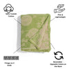 Dandelion Reversible Muslin Blanket in Olive and Beige