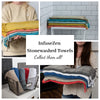 CLEARANCE - Stonewashed Turkish Towel in Orange