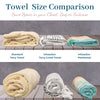 Mandala Flower Sand Resistant Turkish Towel in Navy