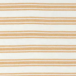 Bask Striped Organic Turkish Towel with Soft Terry Cloth Back in Mustard