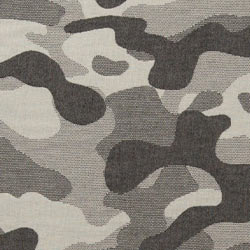 Camo Print Sand Resistant Reversible Turkish Towel in Black