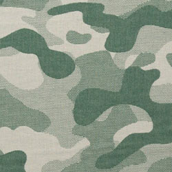 Camo Print Sand Resistant Reversible Turkish Towel in Green