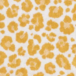 Leopard Full Terry Turkish Towel in Golden Honey