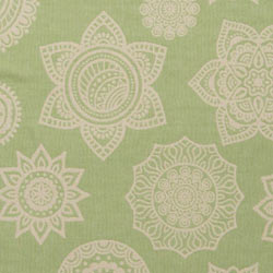 Mandala Flower Sand Resistant Turkish Towel in Olive
