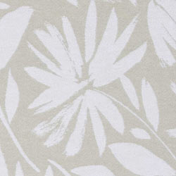 Whimsical Flower Organic Turkish Towel in Grey