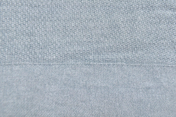 Stonewashed Organic Small Turkish Throw Blanket in Denim Blue/Grey