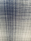 Waffle Weave Plaid Turkish Throw Blanket in Blue