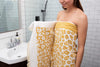 CLEARANCE - Leopard Full Terry Turkish Towel in Golden Honey
