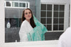 CLEARANCE - Mandala Flower Sand Resistant Turkish Towel in Seagreen