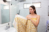CLEARANCE - Leopard Full Terry Turkish Towel in Golden Honey