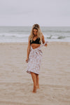 Leopard Turkish Towel Peshtemal in Beige