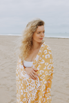 CLEARANCE - Leopard Turkish Towel Peshtemal in Golden