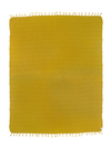 CLEARANCE - Stonewashed Large Turkish Throw Blanket in Golden Yellow