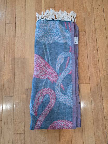 OUTLET SALE - Flamingo Turkish Towel