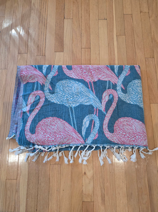 OUTLET SALE - Flamingo Turkish Towel