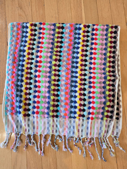 OUTLET SALE - Multicolored Turkish HAND Towel
