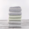 SPA BUNDLE #1 - Set of 6 Sauna Terry Cloth Lined Turkish Towels - Navy (2), Dark Grey (2), Olive (2)