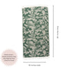 Camo Print Sand Resistant Reversible Turkish Towel in Green