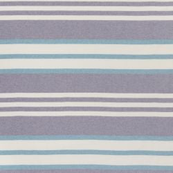 Cove Striped Turkish Towel with Soft Terry Cloth Back in Purple & Blue