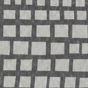 Cubist Organic Cotton Throw Blanket in Grey