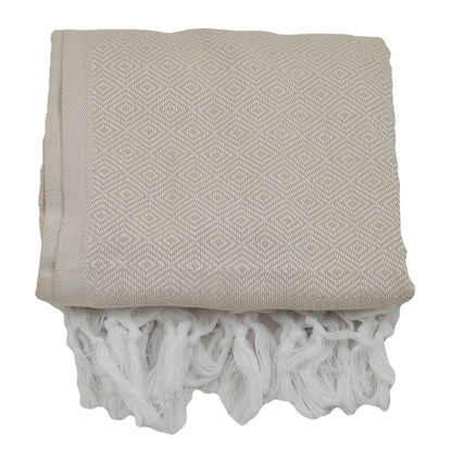 OUTLET SALE - Diamond Weave in Beige