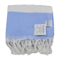 OUTLET SALE - Diamond Weave in Light Blue