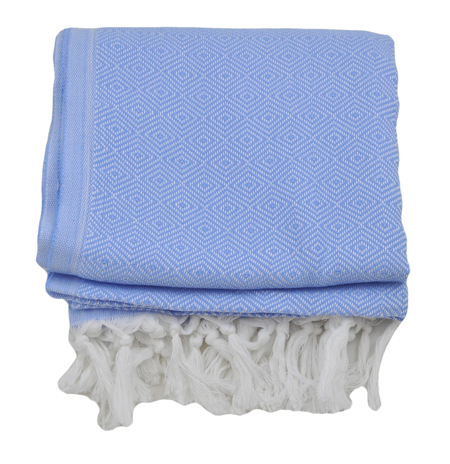OUTLET SALE - Diamond Weave in Light Blue