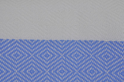 OUTLET SALE - Diamond Weave in Light Blue