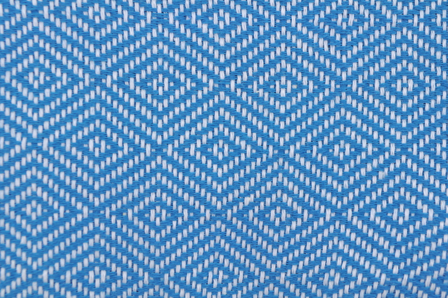 OUTLET SALE - Diamond Weave in Teal Blue