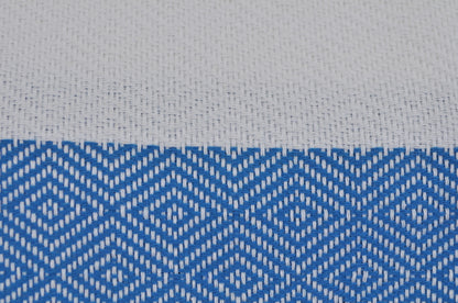 OUTLET SALE - Diamond Weave in Teal Blue