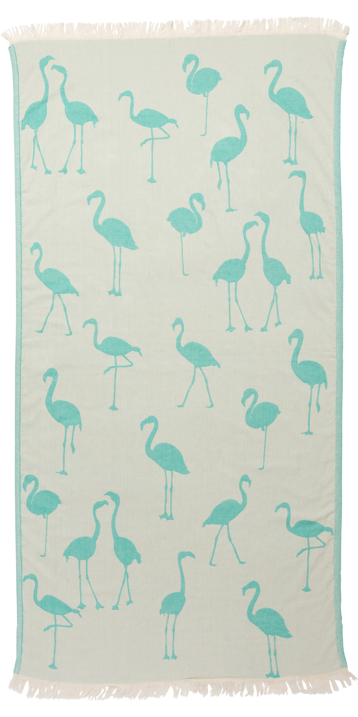 OUTLET SALE - Flamingo Turkish Towel in Mint