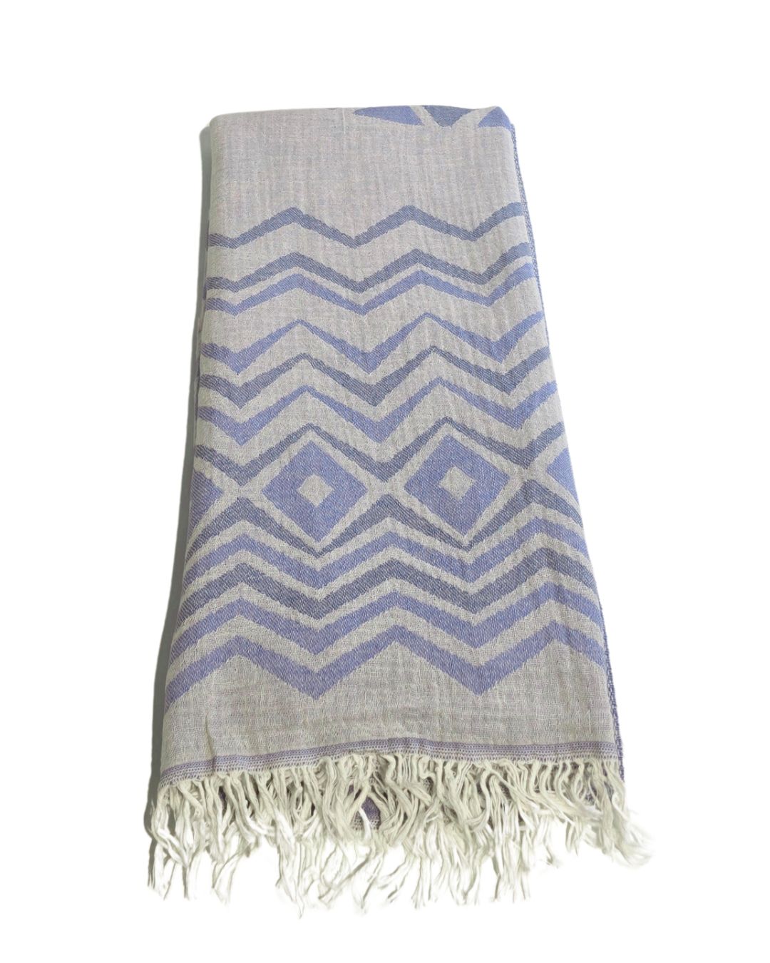 OUTLET SALE - Geometric Pattern in Blue - FINAL SALE