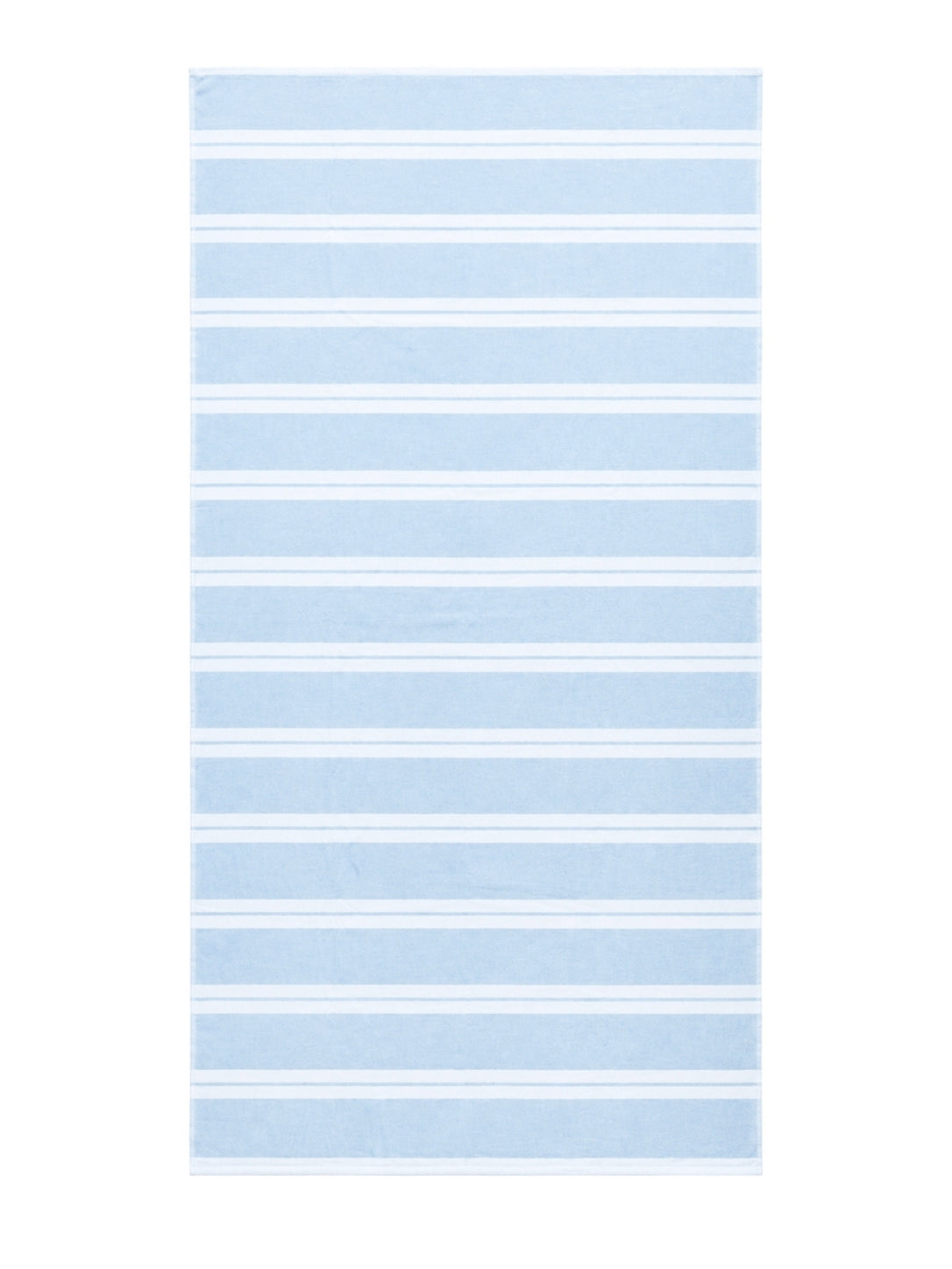 Haven Stripe Organic Terry Cloth Lined Turkish Towel in Blue