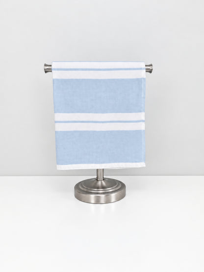 Bath Set Towel Bundle - Set of 2 Haven Bath Towels + 2 Hand Towels - Light Blue