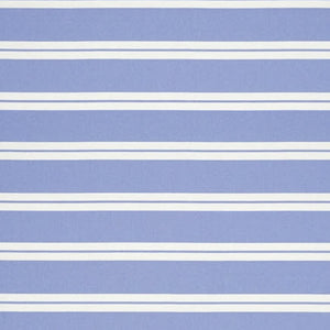 Haven Stripe Organic Terry Cloth Lined Hand Towel in Light Blue