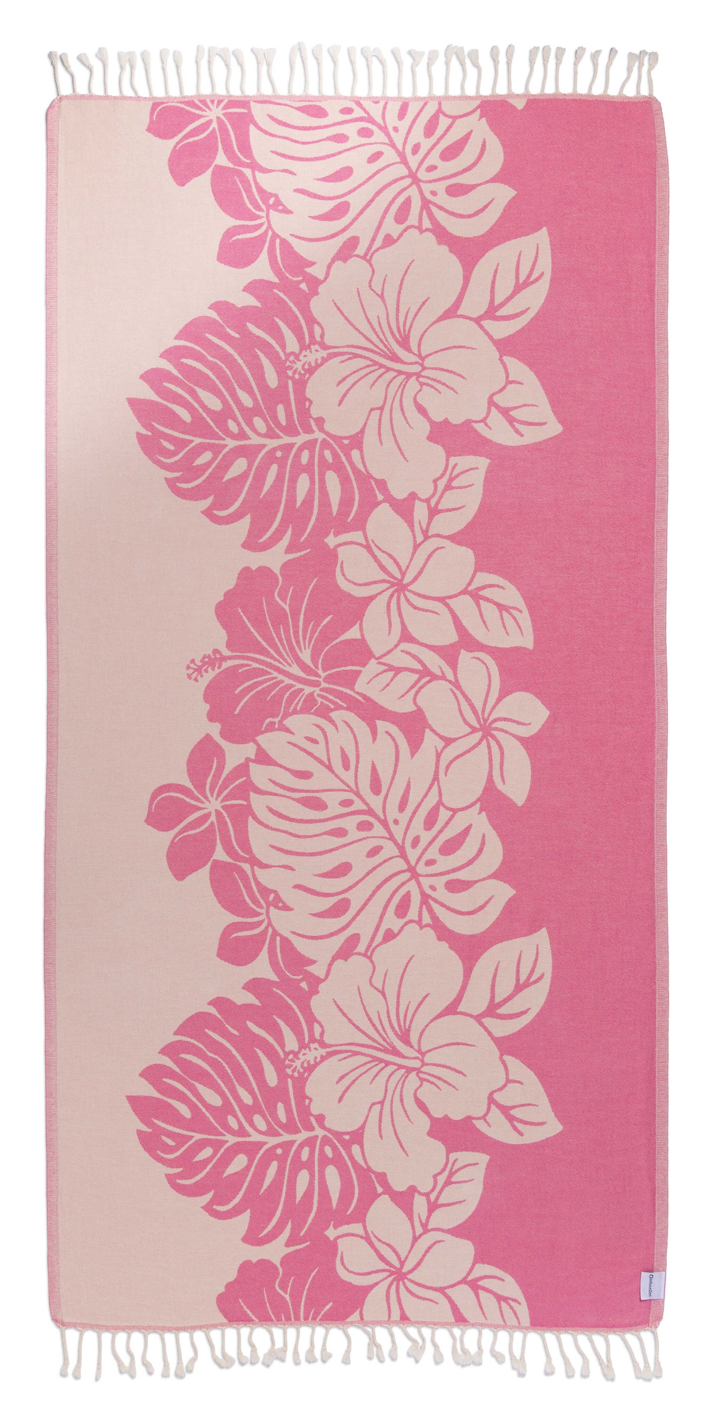 Hibiscus Organic Turkish Towel in Pink