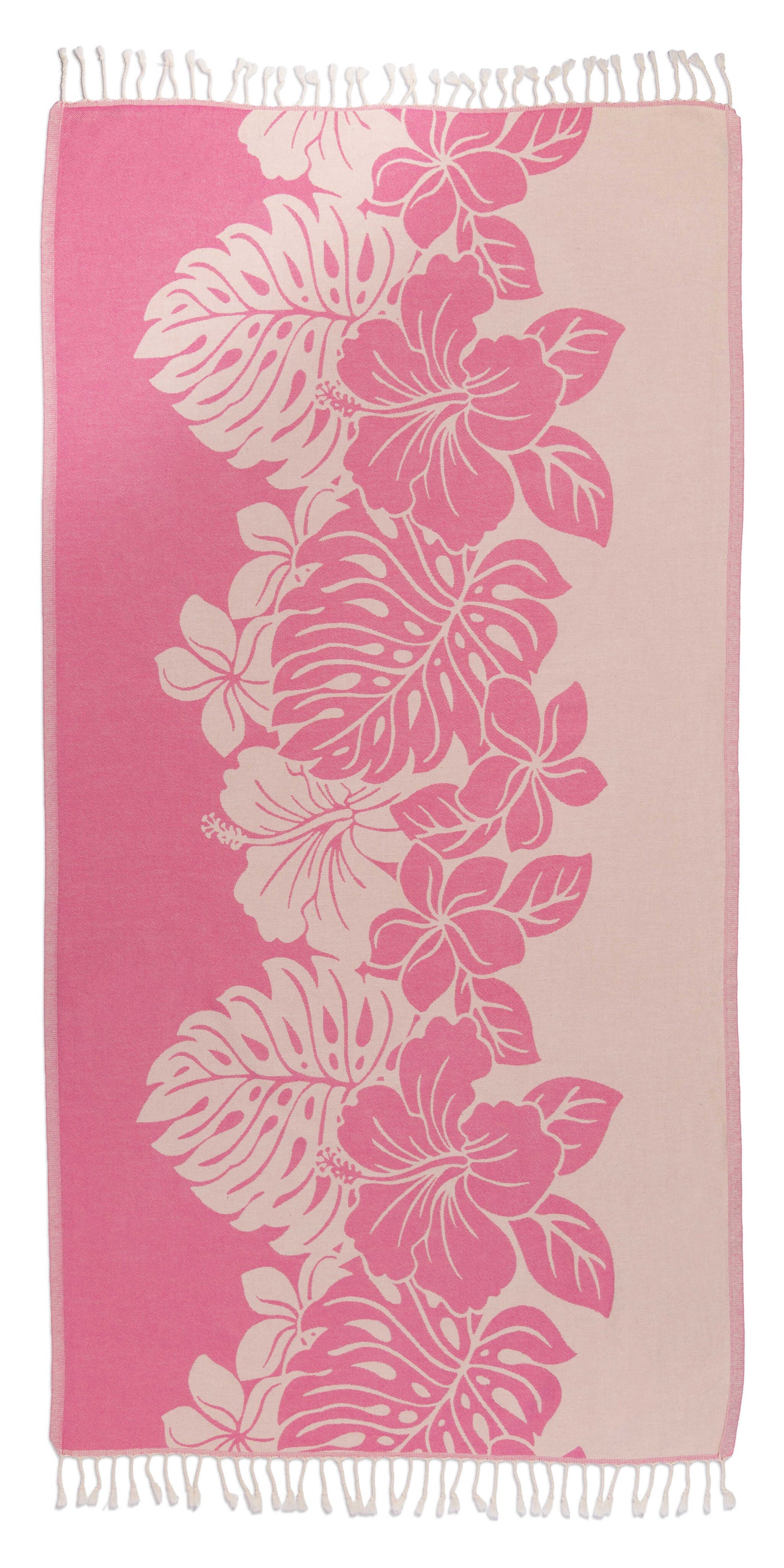Hibiscus Organic Turkish Towel in Pink