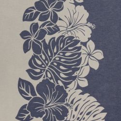 Hibiscus Organic Turkish Towel in Navy